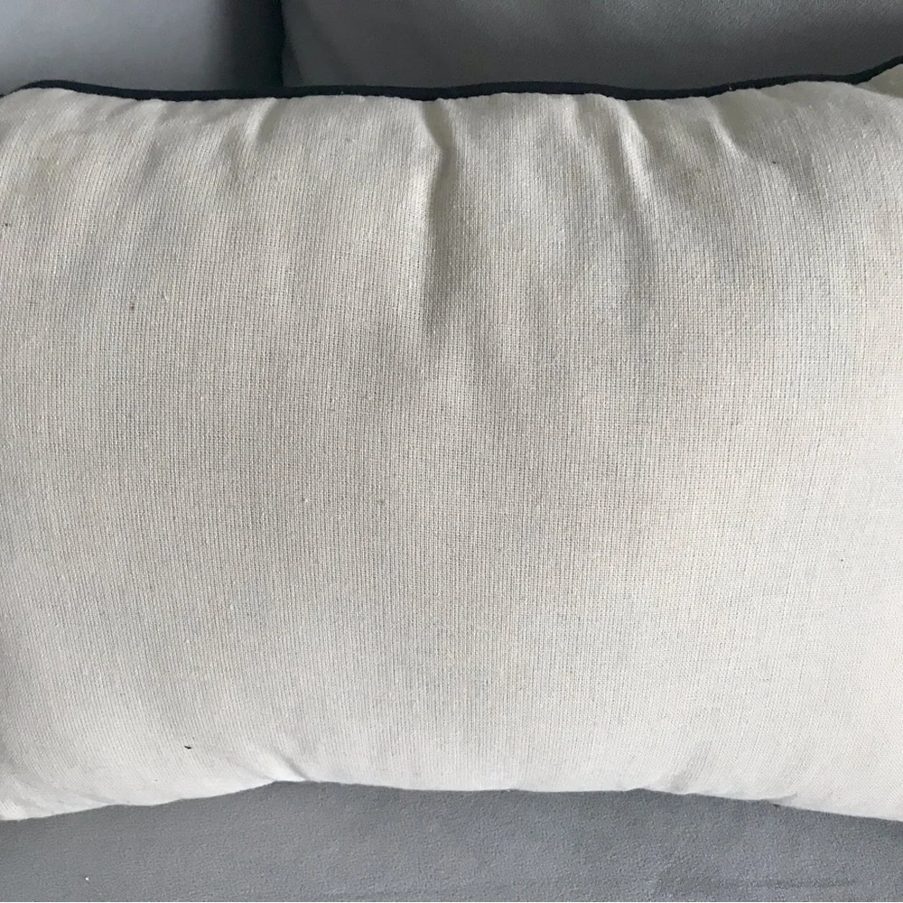 Decorative Pillow with Sequin Pumpkin